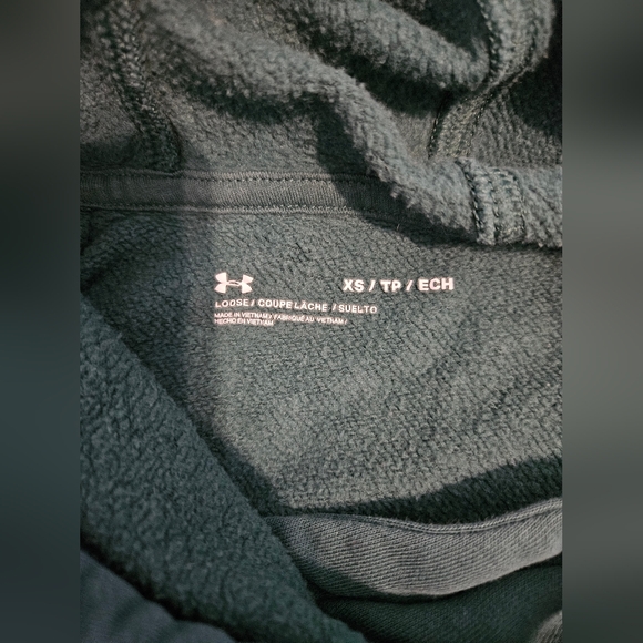 Under Armour Women's Teal Hoodie - Picture 3 of 3